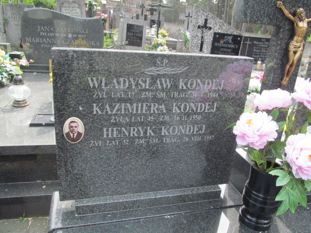 Wiesław Kondej  1954 Łaskarzew - Grobonet - Wyszukiwarka osób pochowanych