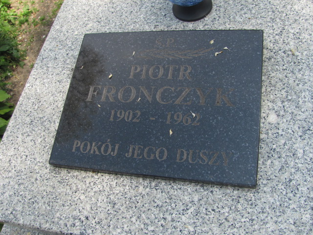 Piotr Fronczyk 1902 Łaskarzew - Grobonet - Wyszukiwarka osób pochowanych