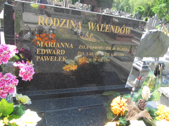 Edward Walenda  1920 Łaskarzew - Grobonet - Wyszukiwarka osób pochowanych