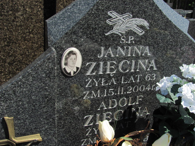 Janina Zięcina 1940 Łaskarzew - Grobonet - Wyszukiwarka osób pochowanych