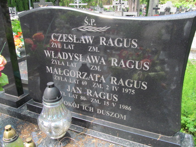 Małgorzata Ragus 1907 Łaskarzew - Grobonet - Wyszukiwarka osób pochowanych