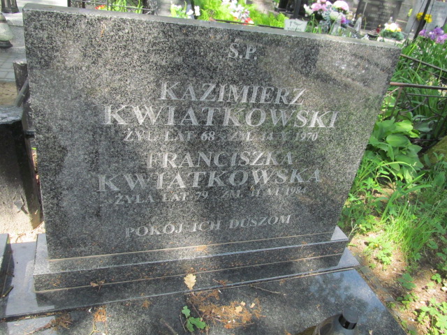 Kazimierz Kwiatkowski 1902 Łaskarzew - Grobonet - Wyszukiwarka osób pochowanych