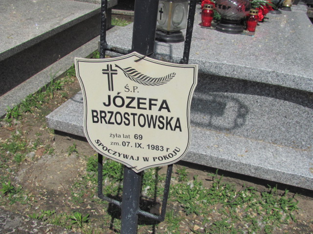 Grób Józefa Brzostowska