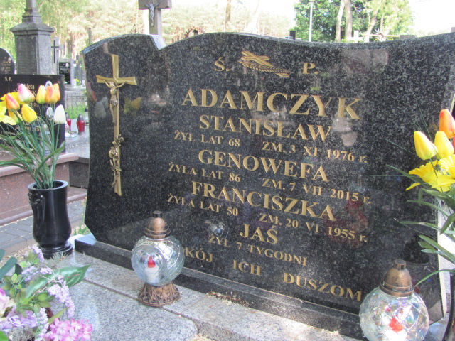 Franciszka Adamczyk 1907 Łaskarzew - Grobonet - Wyszukiwarka osób pochowanych