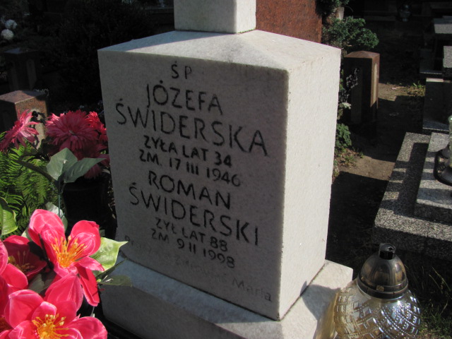 Józefa Świderska 1912 Łaskarzew - Grobonet - Wyszukiwarka osób pochowanych