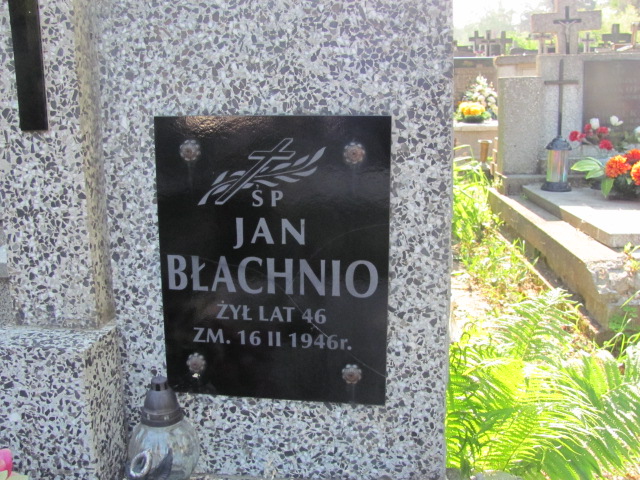 Jan Błachnio 1894 Łaskarzew - Grobonet - Wyszukiwarka osób pochowanych