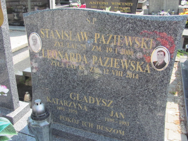 Stanisław Paziewski 1924 Łaskarzew - Grobonet - Wyszukiwarka osób pochowanych