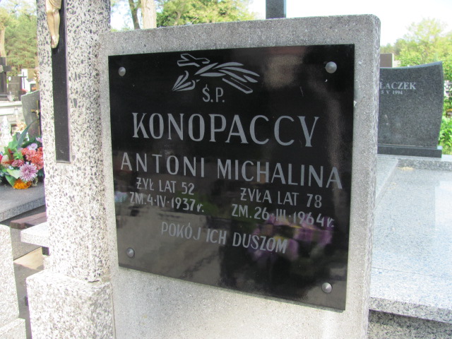 Antoni Konopacki Łaskarzew - Grobonet - Wyszukiwarka osób pochowanych