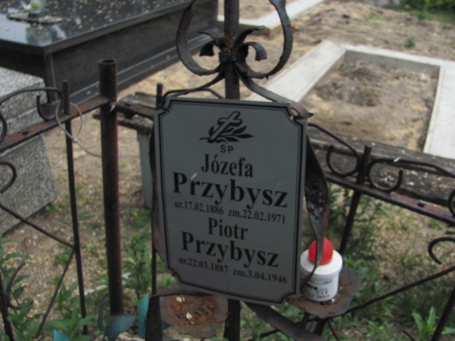 Piotr Przybysz 1887 Łaskarzew - Grobonet - Wyszukiwarka osób pochowanych