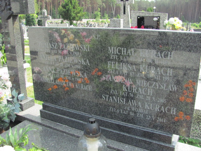Feliksa Kurach 1906 Łaskarzew - Grobonet - Wyszukiwarka osób pochowanych