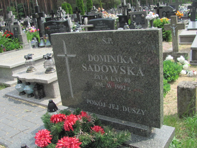 Dominika Sadowska 1913 Łaskarzew - Grobonet - Wyszukiwarka osób pochowanych