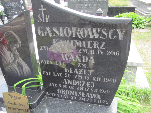 Błażej Gąsiorowski 1901 Łaskarzew - Grobonet - Wyszukiwarka osób pochowanych